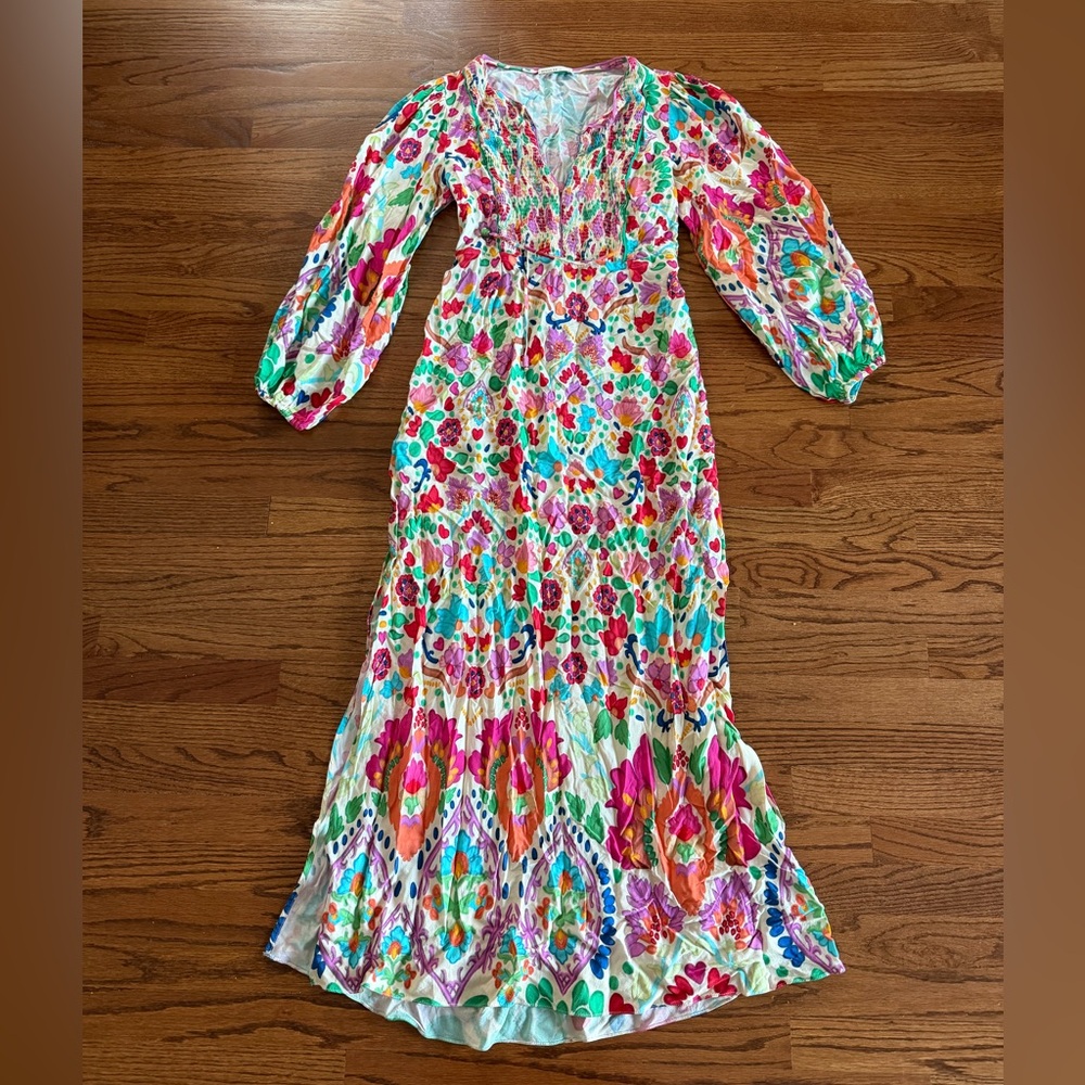 DRESS TO Rio De Janeiro Floral Multicolor Maxi Dress